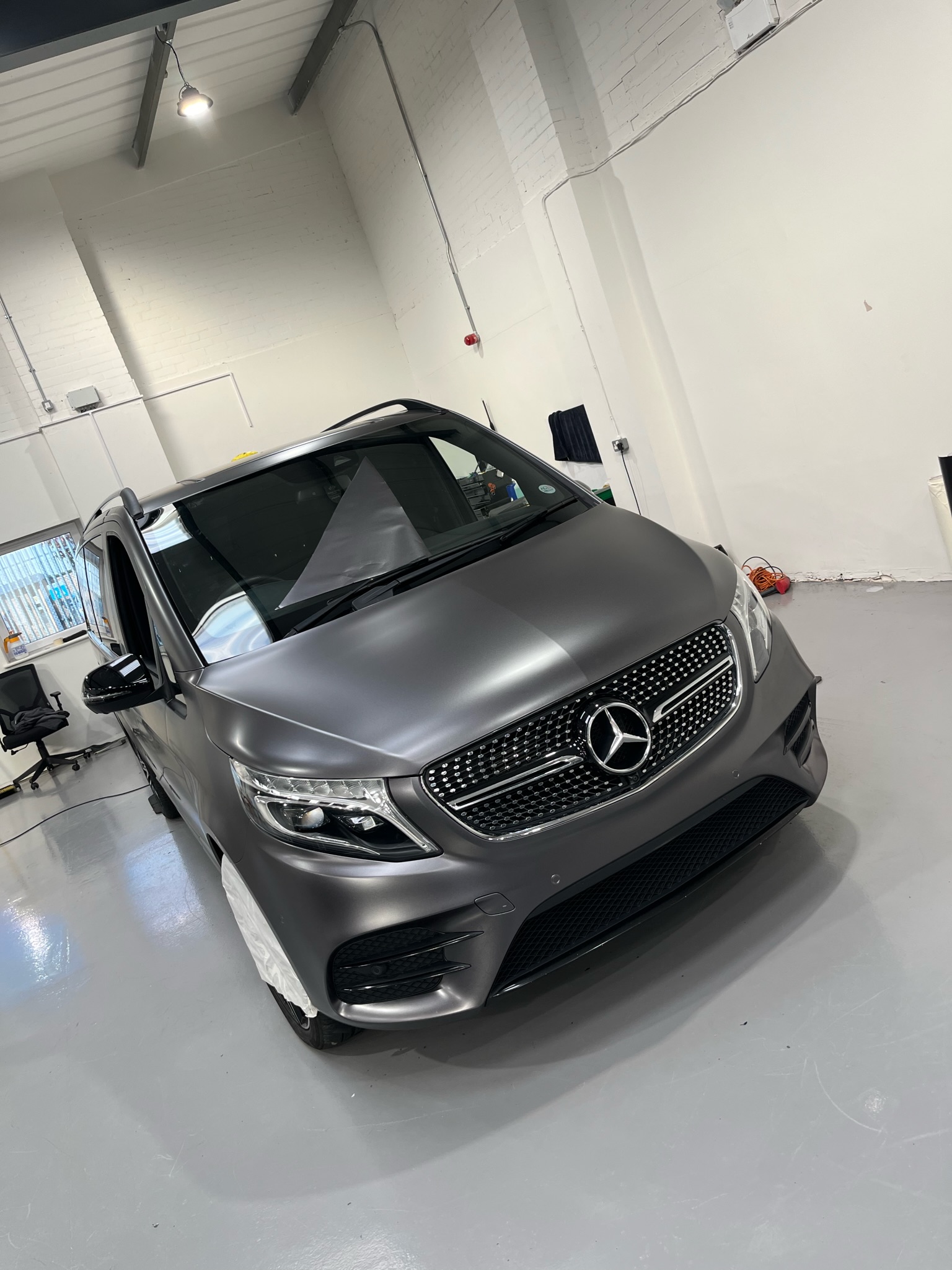 The Mercedes Vito Transformed: From Van to VIP Lounge with AC13 and a Satin Metallic Grey Wrap